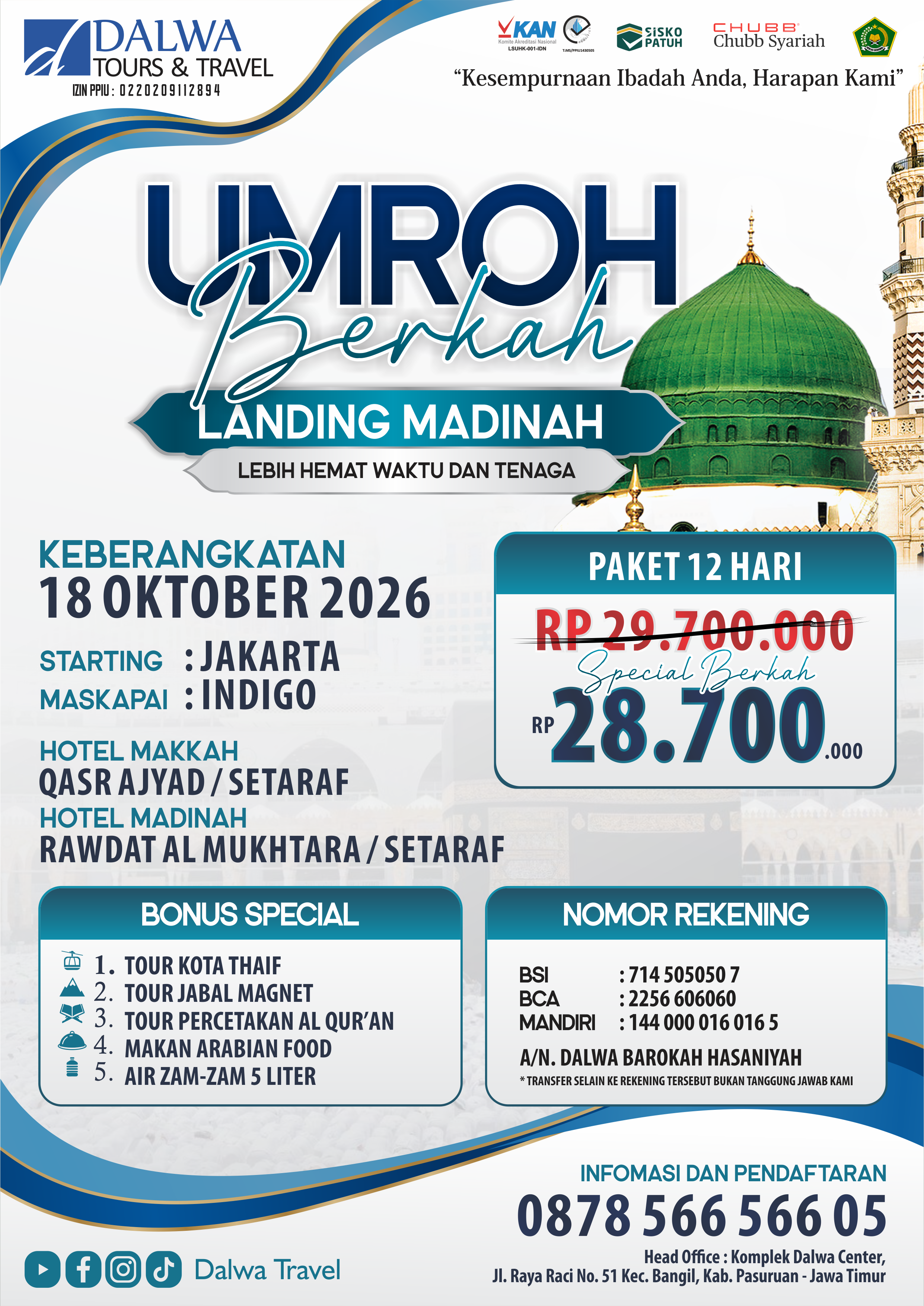 Paket Berkah 12 Hari Discount 1jt